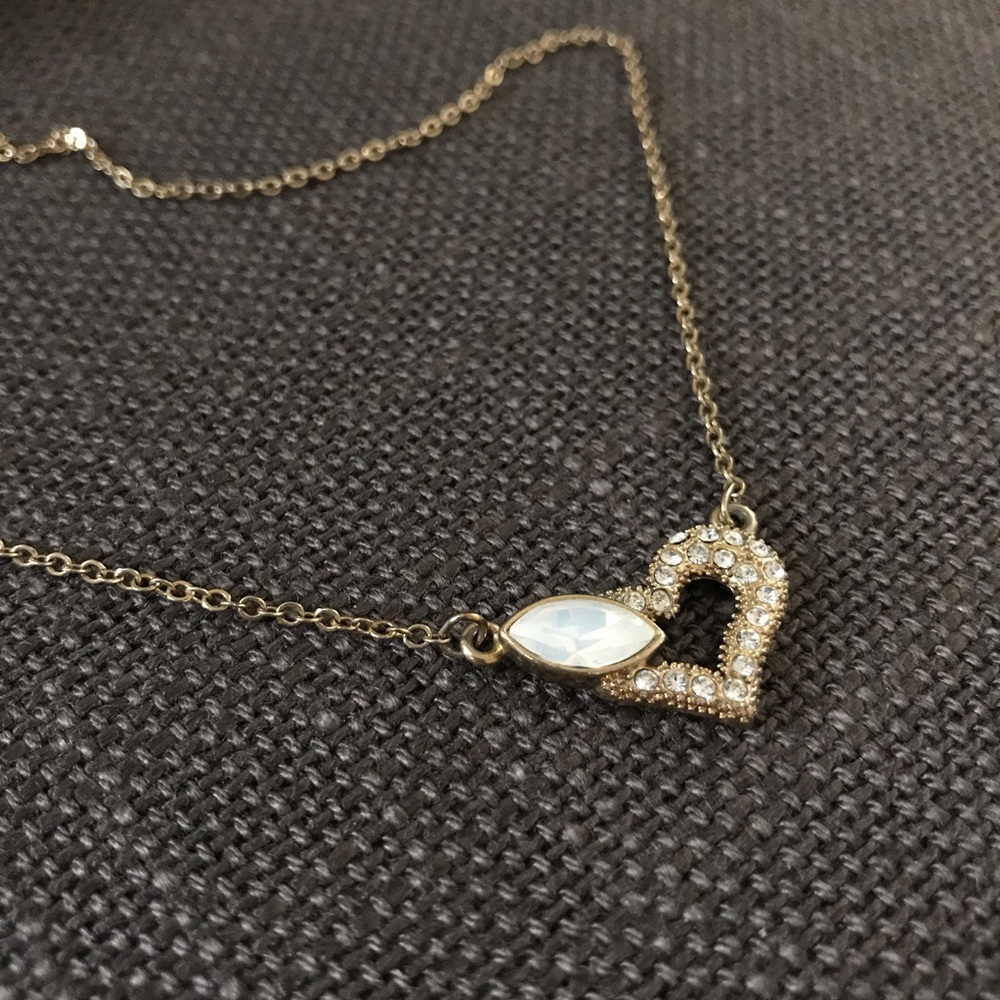 Paved Heart Necklace